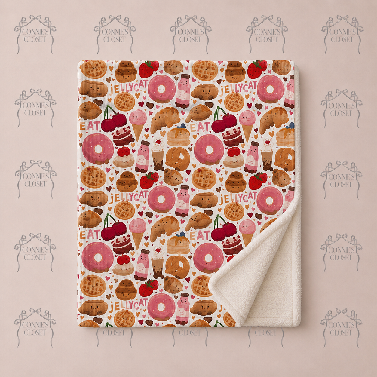 Pink jelly blanket