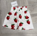 Strawberry print swim shorts