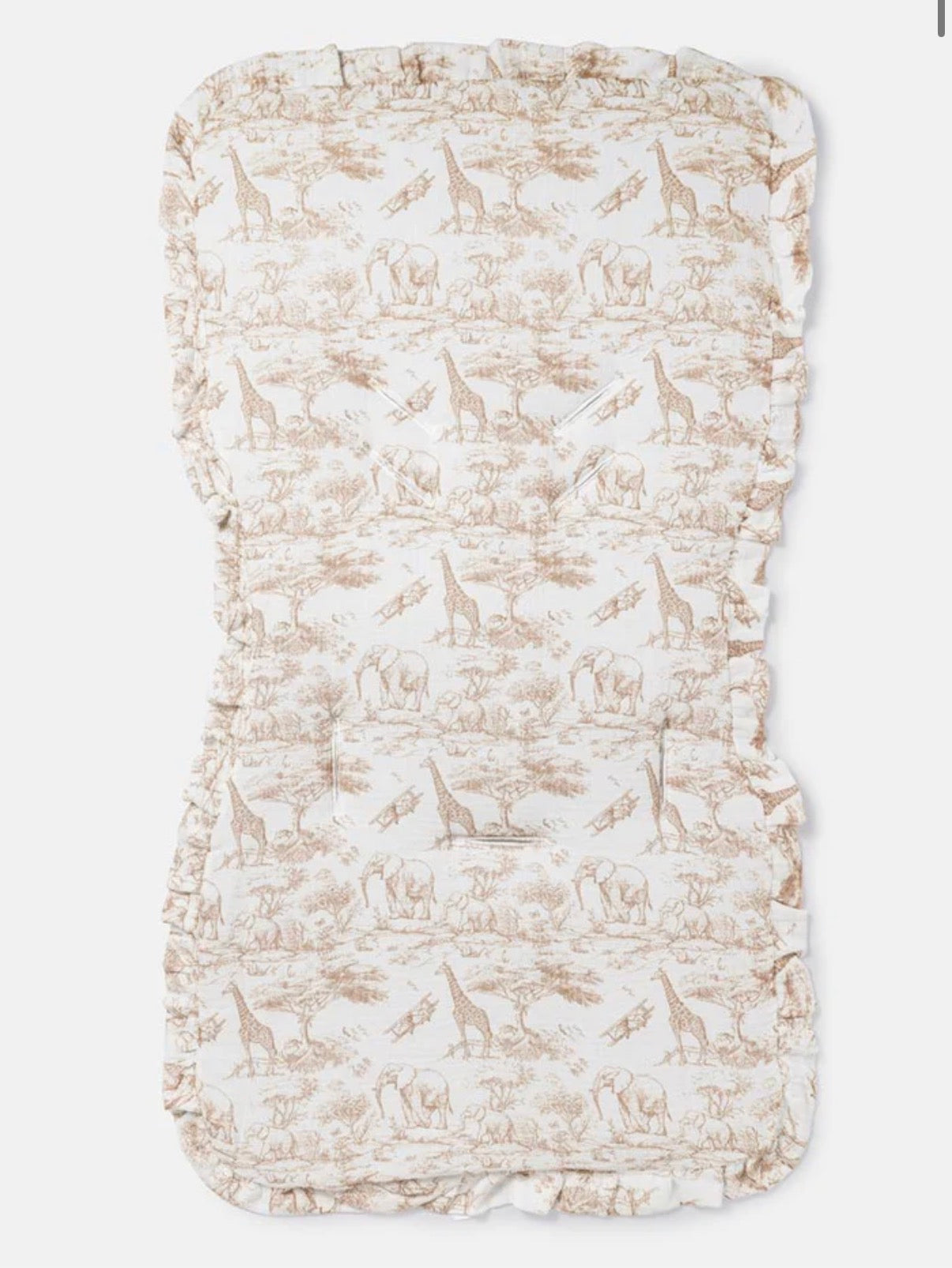 Beige safari pram liner