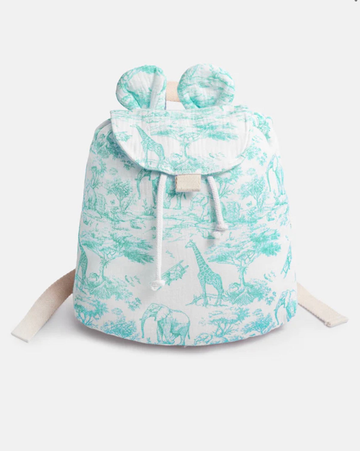 Green safari backpack