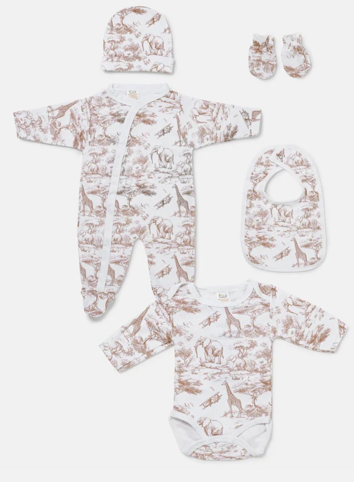Beige safari 5 peice set