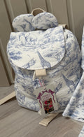 Blue safari ruck sack bag ✨