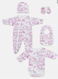 Pink safari 5 piece set