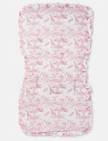 Pink safari pram liner