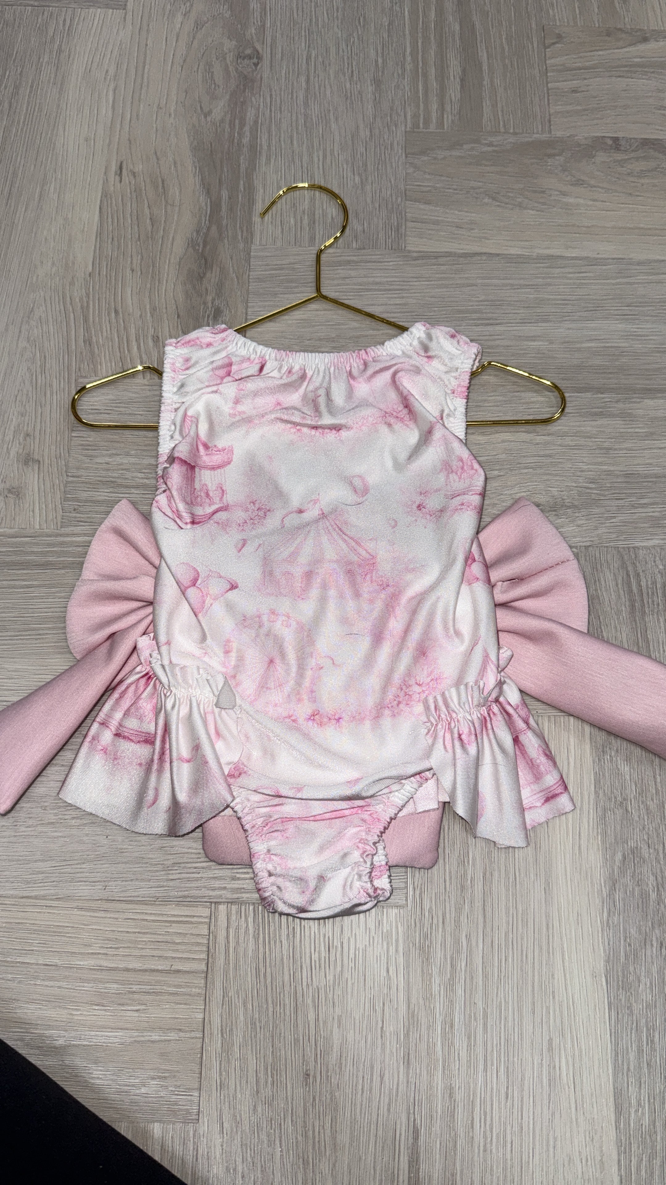 Pink carousel swimsuit