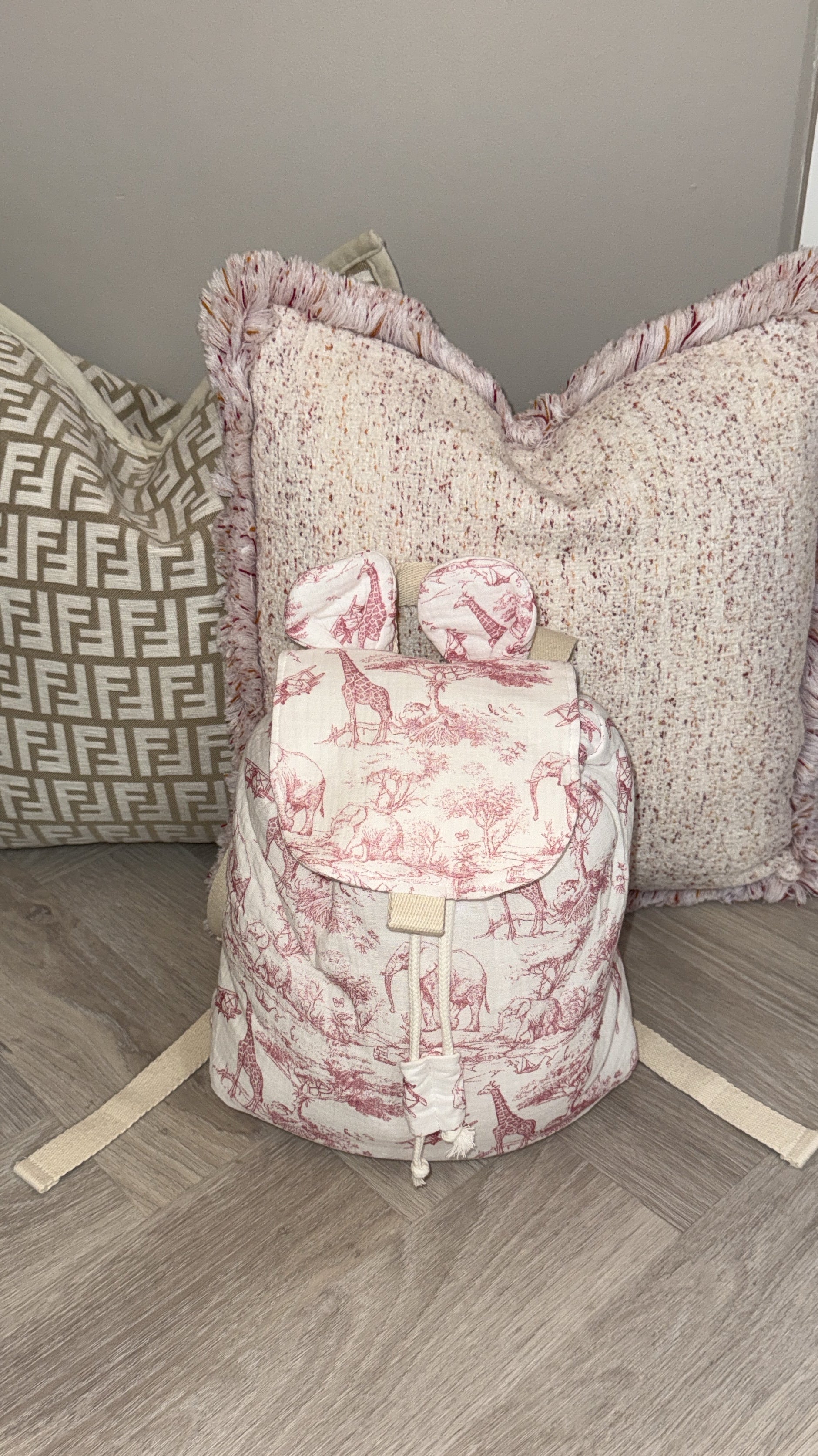 Safari print rucksack
