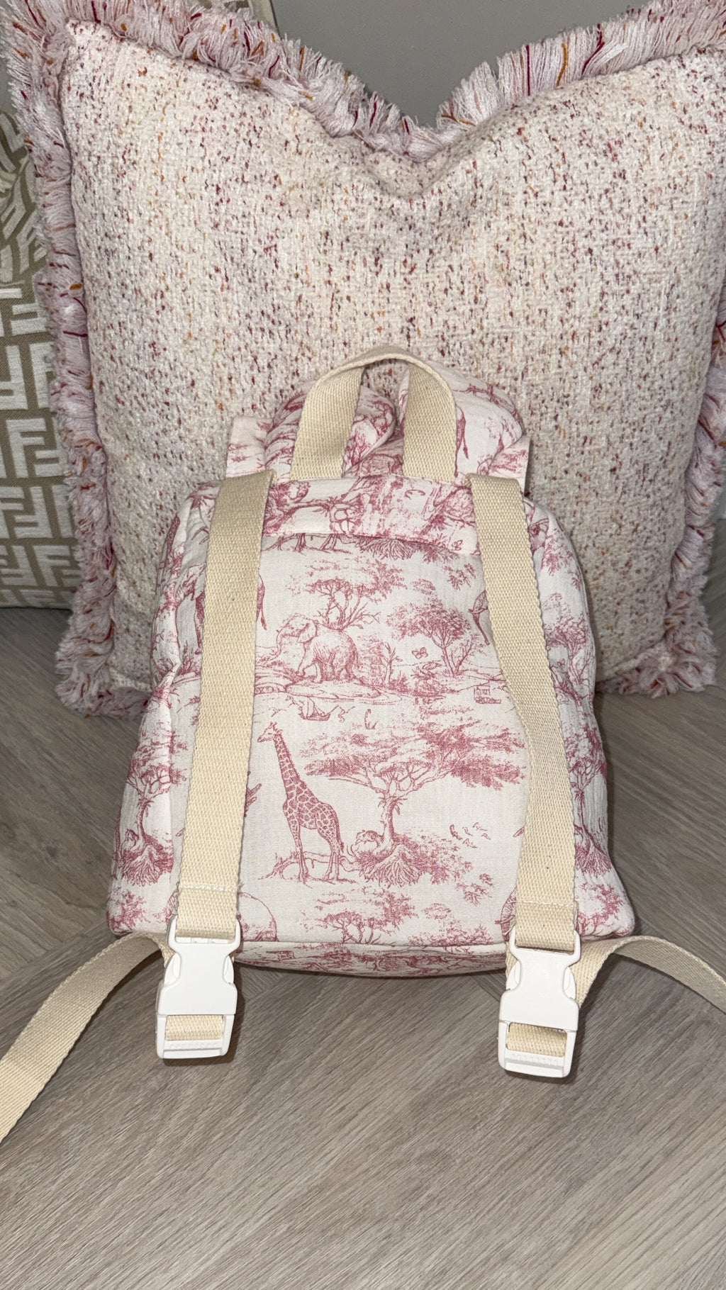 Safari print rucksack