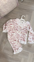 Pink safari print pjs