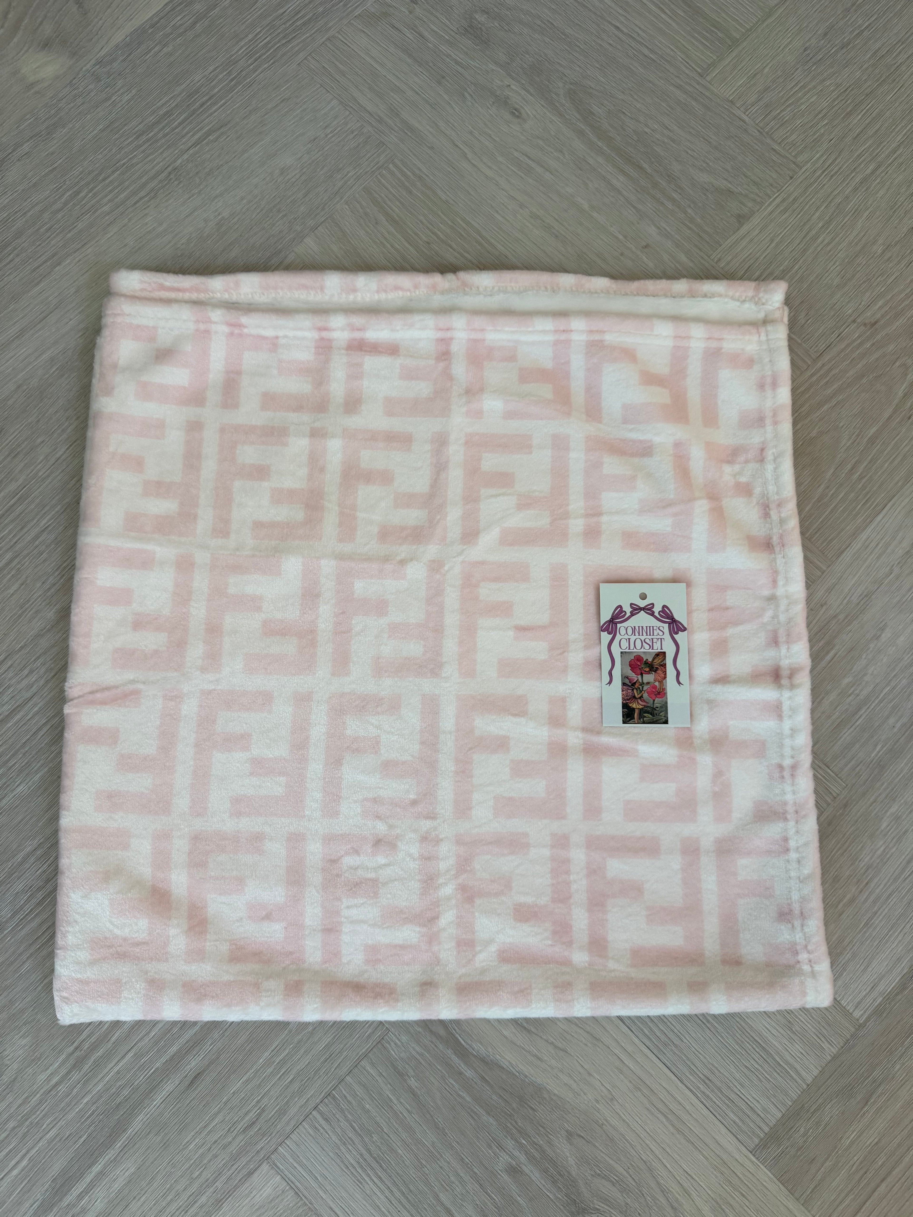 Pink minky blanket